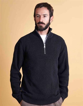 Halfzip Organic Cotton Herren Strick